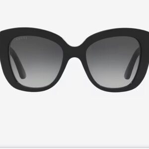 Gucci Black 54mm cat eye sunglasses